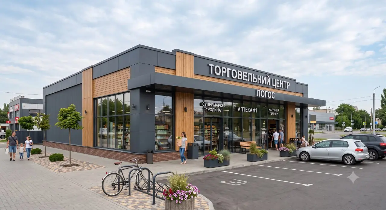 Будівництво торгівельного комплексу в м.Яготин
