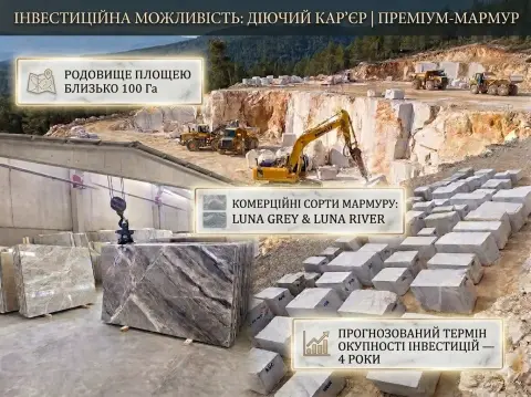 Шукаємо стратегічного партнера в діючу гірничодобувну промисловість